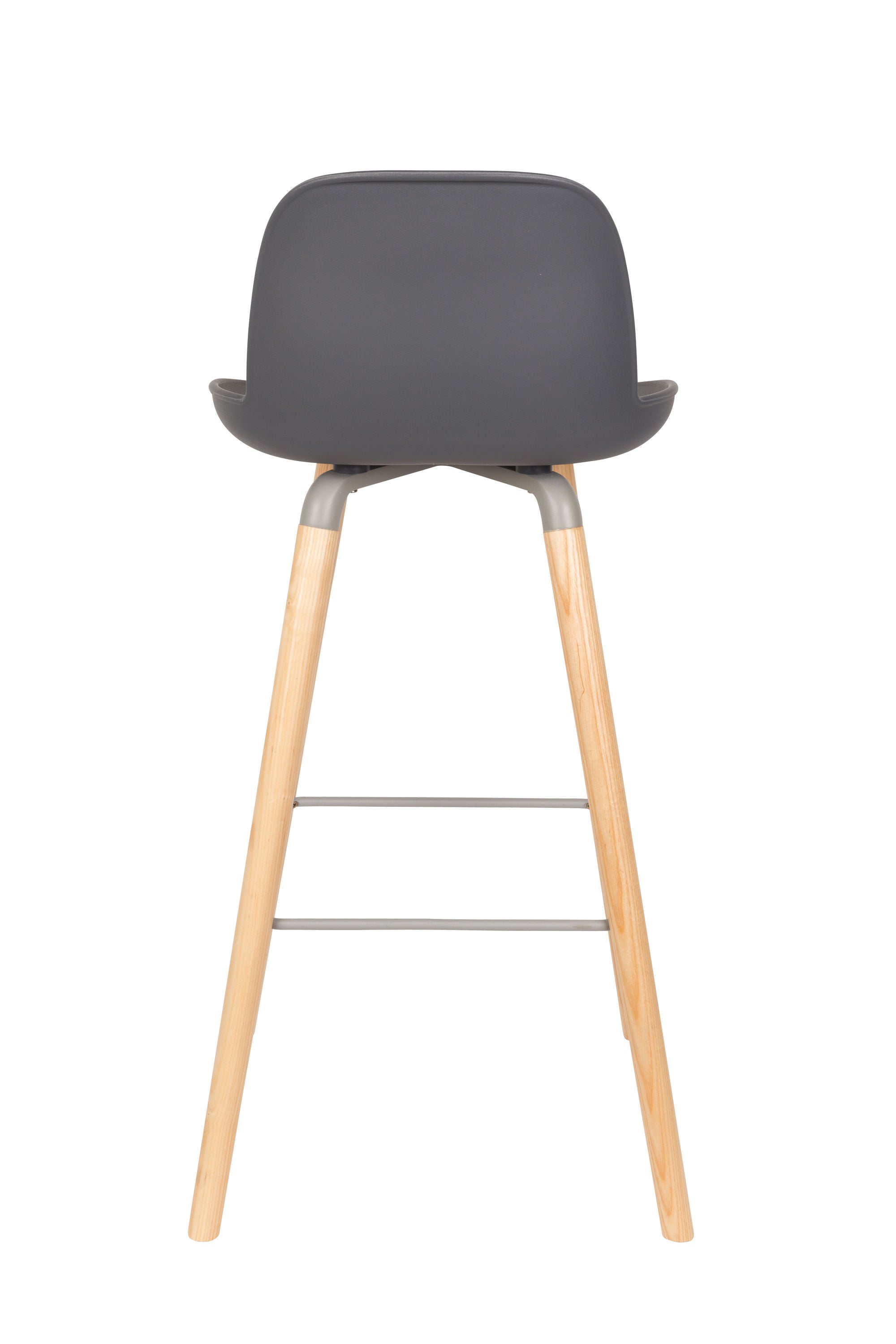 Zuiver Set of 2 Albert Kuip Dark Grey Bar Stool